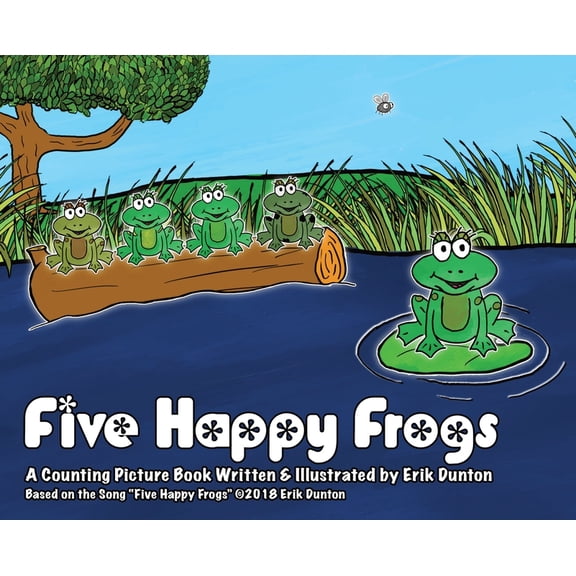 Five Happy Frogs, (Hardcover)