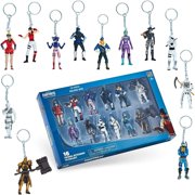 Fortnite Popular Character Keychains 12pk Collectible Deluxe Box Figures PMI International