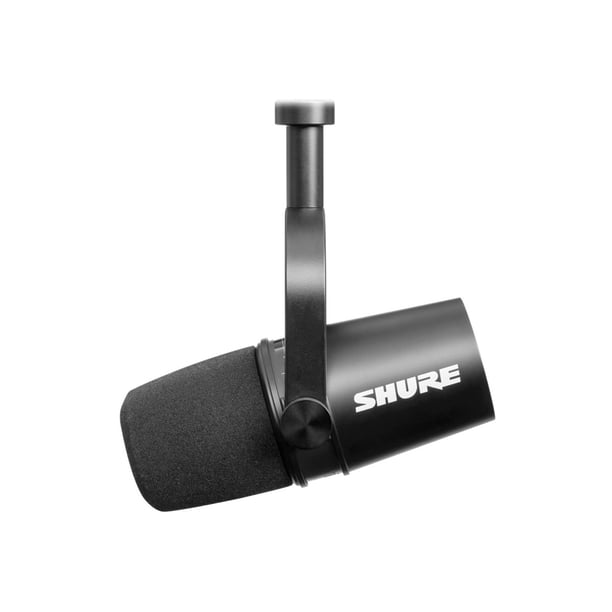 Shure MV7 - Microphone - USB - black - TeamSpeak Certified