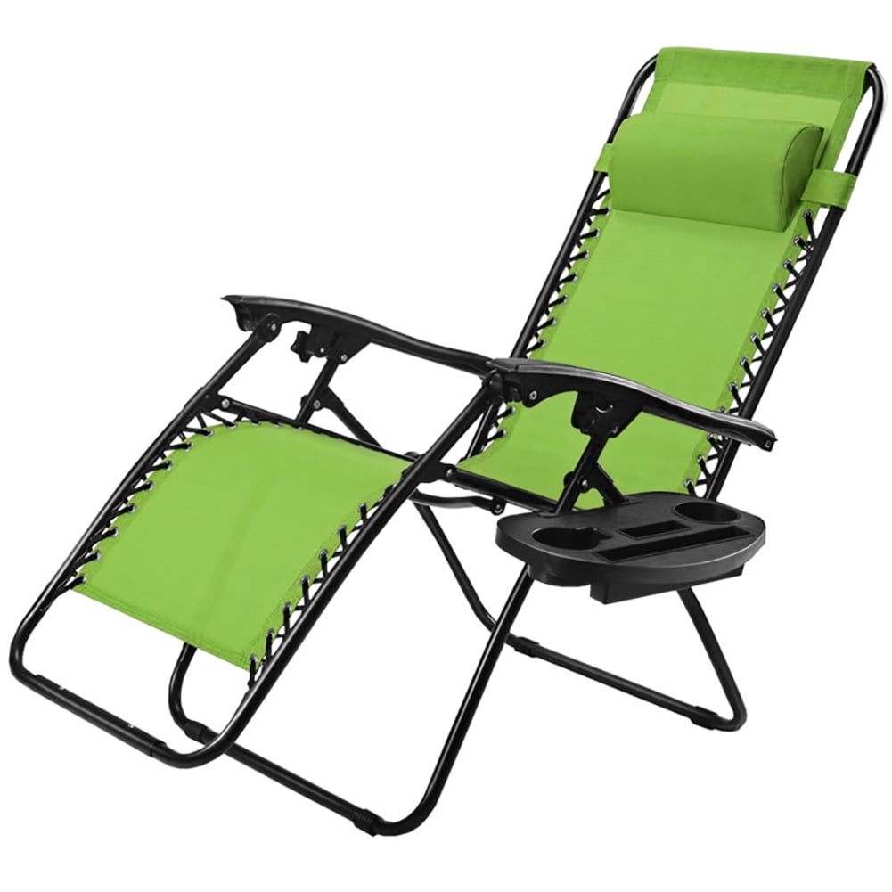 Aimee Lii Outdoor Folding Zero Gravity Reclining Lounge Chair, Folding Patio Chairs, Green Aimee Lii Outdoor Folding Zero Gravity Reclining Lounge Chair, Folding Patio Chairs, Green