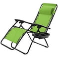 thumbnail image 2 of Topcobe Adjustable Zero-Gravity Chairs Green, 2 of 10