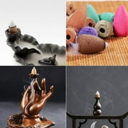 Amerteer Backflow Incense Cones Mixed Natural Scents with 50 Count