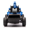 thumbnail image 5 of POVANLI 24V 4-in-1 Excavator, Dump Truck, Bulldozerc, Kids Ride on Electric Toy Tractor Vehicle W/Parent Remote Control, Slow Start, MP3, USB, Bluetooth, LED Lights for 2-5 Yr Children Gift (Blue), 5 of 16