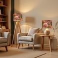 thumbnail image 6 of Lampshades 2 Pack Vintage Floral Peony Leopard Print 13"x13"x10" Light Shade for Table Lamps Floor Lamps Drum Lamp Shades Lampshade Replacement Easy Assembly, 6 of 8