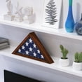 thumbnail image 4 of Flash Furniture Sheehan Collection Rustic Brown Rustic Flag Case, 4 of 12