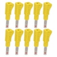 thumbnail image 1 of Retractable Speaker Wire Plug, Insulated 10PCS Straight Stackable Banana Plug 4mm  For 3C Digital Equipment Red,Black,Yellow,Blue,Green, 1 of 8