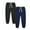 Navy, variant on dazeni 2 Pack 5-14 Years Boys Fleece Linend Athletic Joggers Teen Taper Sweatpants with Drawstring Kids Soft Pull-On Active Pants Navy 9 Years
