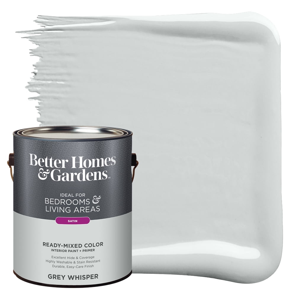 Better Homes & Gardens Interior Paint and Primer, Gray Whisper / Gray