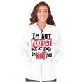 thumbnail image 3 of Funny Not Perfect But Not You Joke Unisex Fleece Graphic Zip Up Hoodie Brisco Brands 4X, 3 of 5