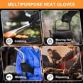 thumbnail image 4 of TELOLY Barbecue Gloves Heat Resistant Oven Gloves with 800 Degrees Extremely Heat Resistant Cooking Gloves for Baking Grilling Cooking Bbq Heat Resistant Gloves, 4 of 7