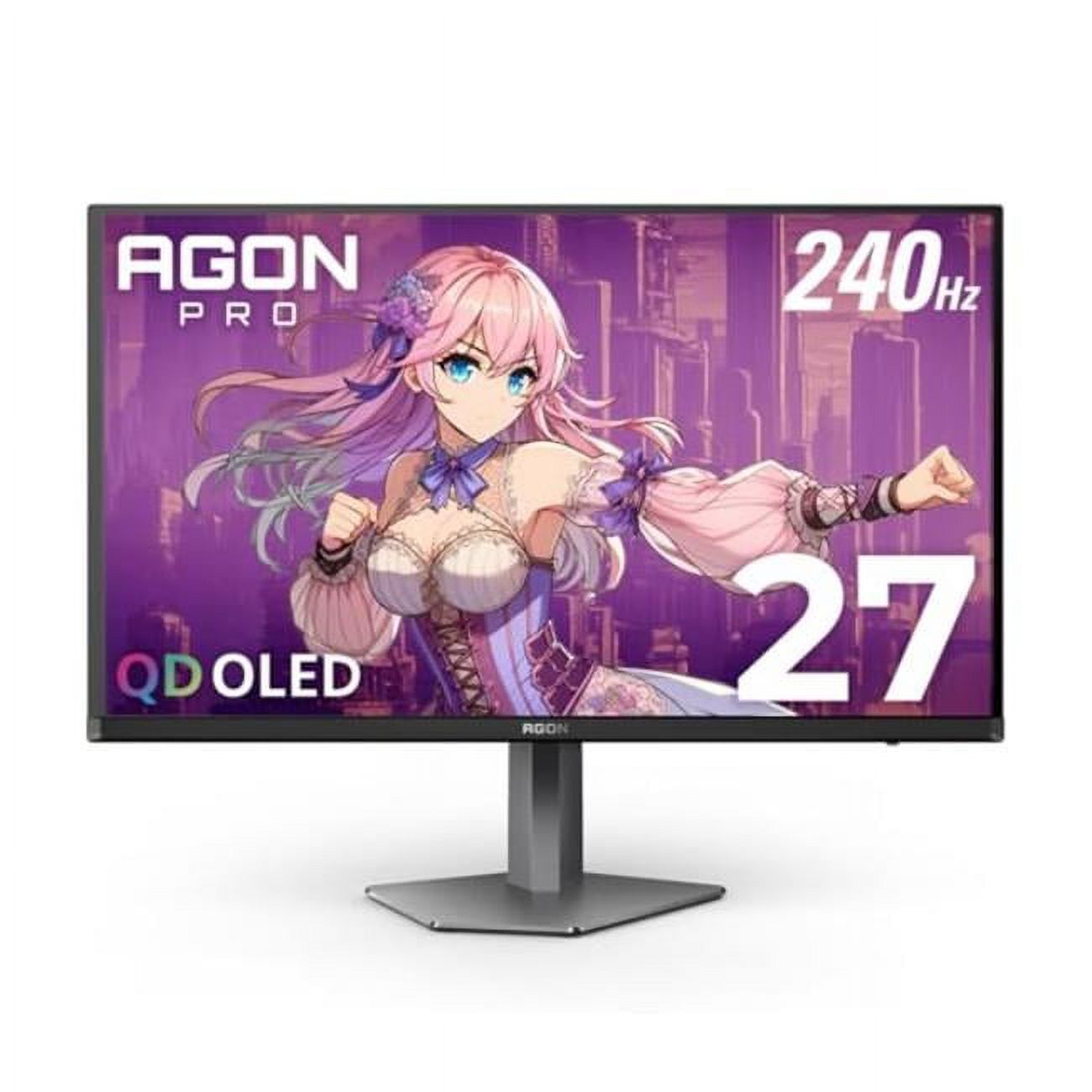 AOC 27" 240 Hz OLED QHD Gaming Monitor 2560 x 1440 (2K) sRGB (CIE1931): 147.7%, DCI-P3 (CIE1976): 110.2% AGON PRO AG276QZD2