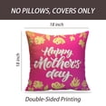 thumbnail image 2 of LALILO Throw Pillow Covers Happy Mother Day Greeting Card With Cushion Cover 18" x 18", 3477 Pack, 2 of 6