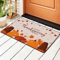 thumbnail image 1 of DouZhe Happy Thanksgiving Day Rugs Doormat, Non-Slip Machine Washable Carpets Floor Door Mat , 36" x 24", 1 of 6