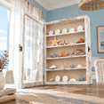 Rustic Shadow Box Table Ideas 11x14 Rustic White Wooden Shadow Box with Adjustable Shelves for Wall ...