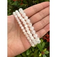 thumbnail image 4 of Selenite Crystal Bead Bracelet 8mm, Wholesale Genuine Selenite Stretch Gemstone Bracelet, Gift for Men & Women (1), 4 of 9