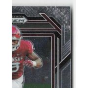 2023 Panini Prizm Draft Picks Treylon Burks #98 Arkansas Razorbacks Football Card
