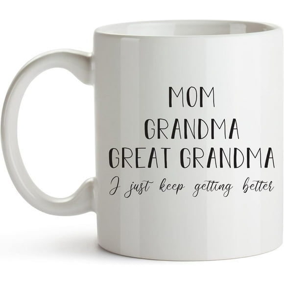 YouNique Designs You Are Going To Be A Great Grandma Mug, 11 Oz, Promoted To Great Grandma Pregnancy Announcement, GG Gifts for Great Grandma, Great Grammy Mug, Great Grandparents Mug (Black Handle)