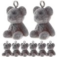thumbnail image 1 of Bear Charms Resin DIY Bracelet Charms for Earrings 10Pcs Grey Hanging Pendants, 1 of 5
