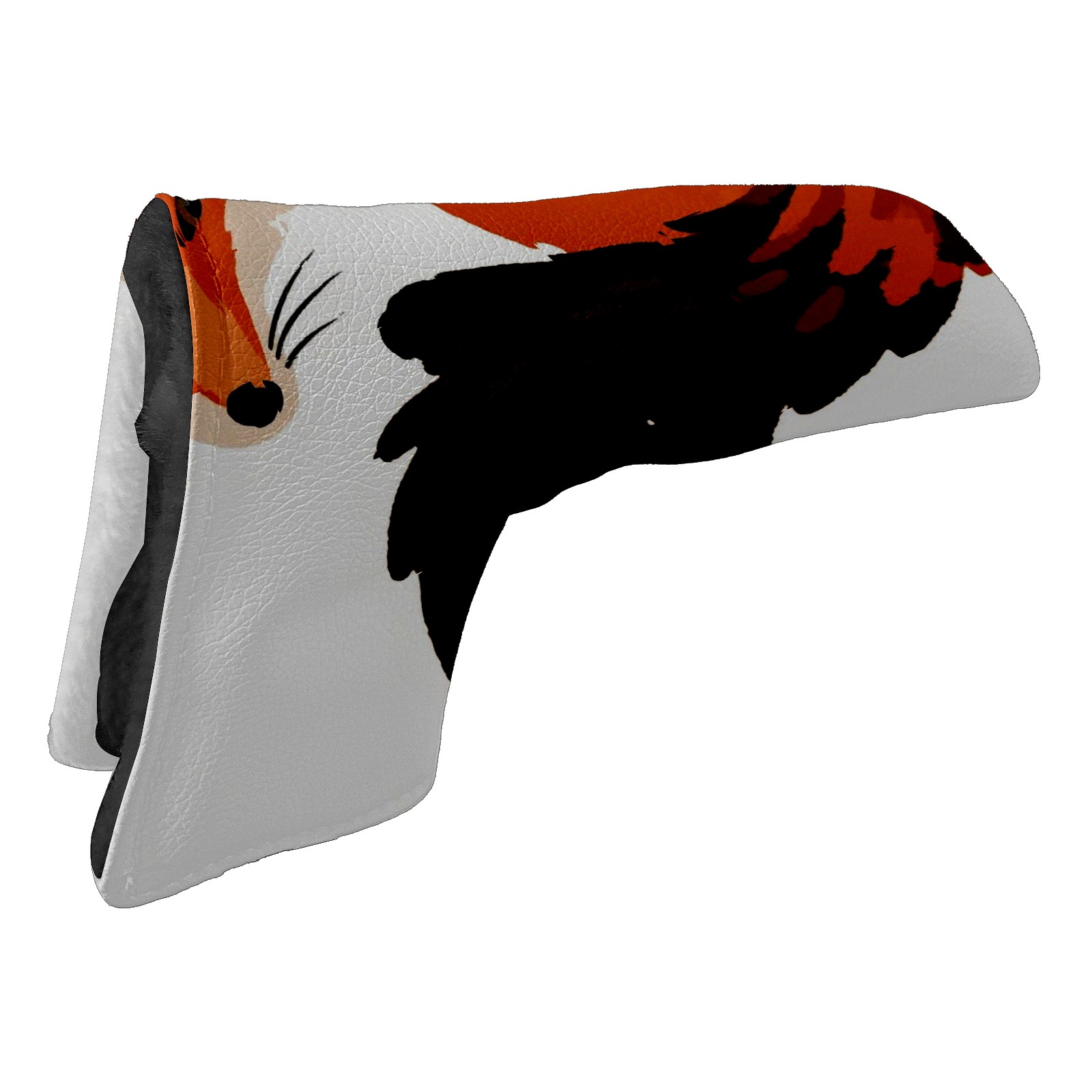 Golf Club Head Cover | Leather Golf Club Putte Headcover , Waterproof Golf Club Head Cover Set Driver Headcovers for Golf Clubs Men Women Red Fox