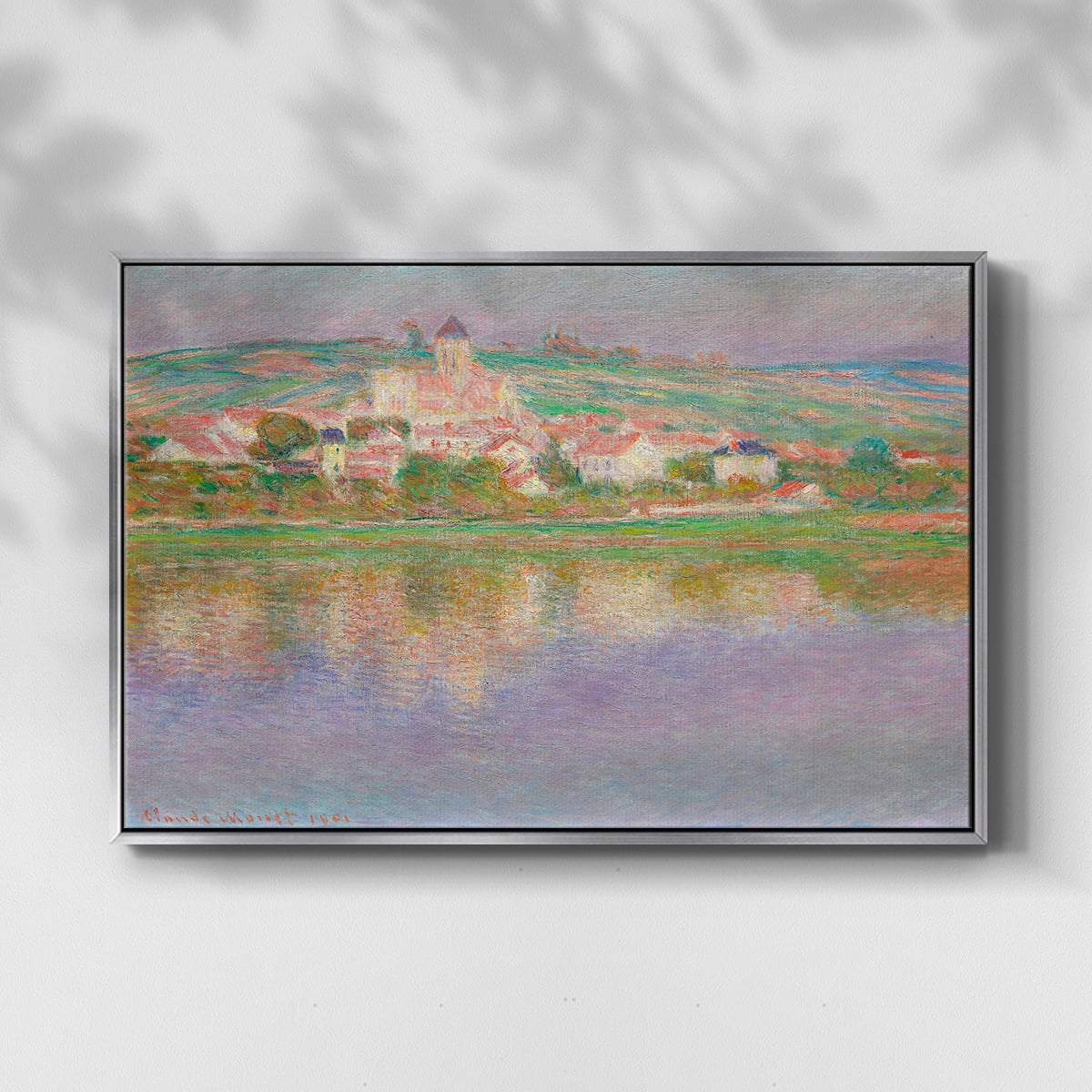 Vintage Landscape-CLII By Wexford Home Framed in Silver Wood Gallery Wrapped Canvas 17 in. x 25 in.