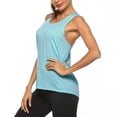 thumbnail image 4 of CAIXIA Racerback Tank Tops for Women Sleeveless Athletic Tank Tops Open Back Basic Undershirt Workout Sports Shirts Plus Size Gym Clothes, 4 of 7