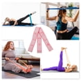thumbnail image 4 of Unique Bargains 1pc Women 9 Grids Yoga Stretch Bands for Gym Stretching Exercise Pink Nylon High Elastic Yarn Latex Yarn, 4 of 4