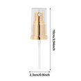 thumbnail image 3 of Bomba de maquillaje de repuesto universal | Cabezal de prensa de plástico dorado de 0,9 pulgadas | Se adapta a la mayoría de las botellas de líquido | Dispensador higiénico para tónico, 3 of 8
