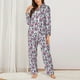 thumbnail image 2 of Balery Baby Cow Conjunto de Pijama con Estampado para Mujer, Conjunto de Dos Piezas con Manga Larga, Ropa de Dormir Suave con Bolsillos, Pijamas Cómodos-Medium, 2 of 7