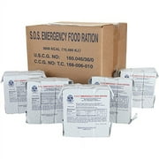 S.O.S. Rations Emergency 3600 Calorie Food Bar - 3 Day / 72 Hour Package with 5 Year Shelf Life- FULL CASE
