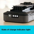 thumbnail image 2 of BLACK+DECKER 20V 2.0AH Battery With State of Charge Indicator Light, 2 of 8