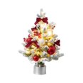 thumbnail image 3 of Mini árbol de Navidad con luz Strade Fareast Limited decoración de escritorio bolas rojas lazos 45 cm, 3 of 8