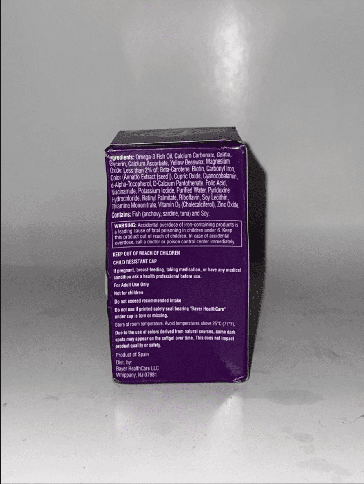 One-A-Day Prenatal 1 with DHA & Folic Acid Softgels, 30 ea (Pack of 2)