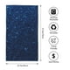 thumbnail image 2 of Fotbe Sparkling Blue Glitter Toalla Premium con Patrón, Toalla de Microfibra de Secado Rápido, Ligera y Altamente Absorbente (27.5x16in), Ideal para Uso Diario, 2 of 6