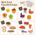 thumbnail image 2 of Juego de comida de madera Toyssa con estante y accesorios, 2 of 9
