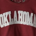 thumbnail image 4 of Women's Pressbox Crimson Oklahoma Sooners Plus Size Two-Hit Canyon Long Sleeve T-Shirt, 4 of 4