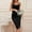 Black, variant on Lilgiuy Women Fashion Tassel Suspenders Sequin Charming Buttocks Sleeveless V-Neck Dresses Plus Size Skirt for Girls