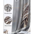 thumbnail image 3 of Winter Owl Blackout Curtains for Bedroom Living Room Darkening Curtains 84 Inch Length 2 Panels Set Country Birds Animal Tree Branches Snow Window Curtain Window Treatment Grommet Drapes 42"x84", 3 of 9