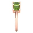 thumbnail image 4 of 2.5 ctw Wedding Band for Women - 14K Rose Gold Natural Peridot Stackable Eternity Ring, 4 of 6