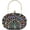 Black, variant on Womens Vintage Beaded Rhinestone Peacock Clutch Purse Handmade Crossbody Bag Evening Handbag For Wedding Party Prom