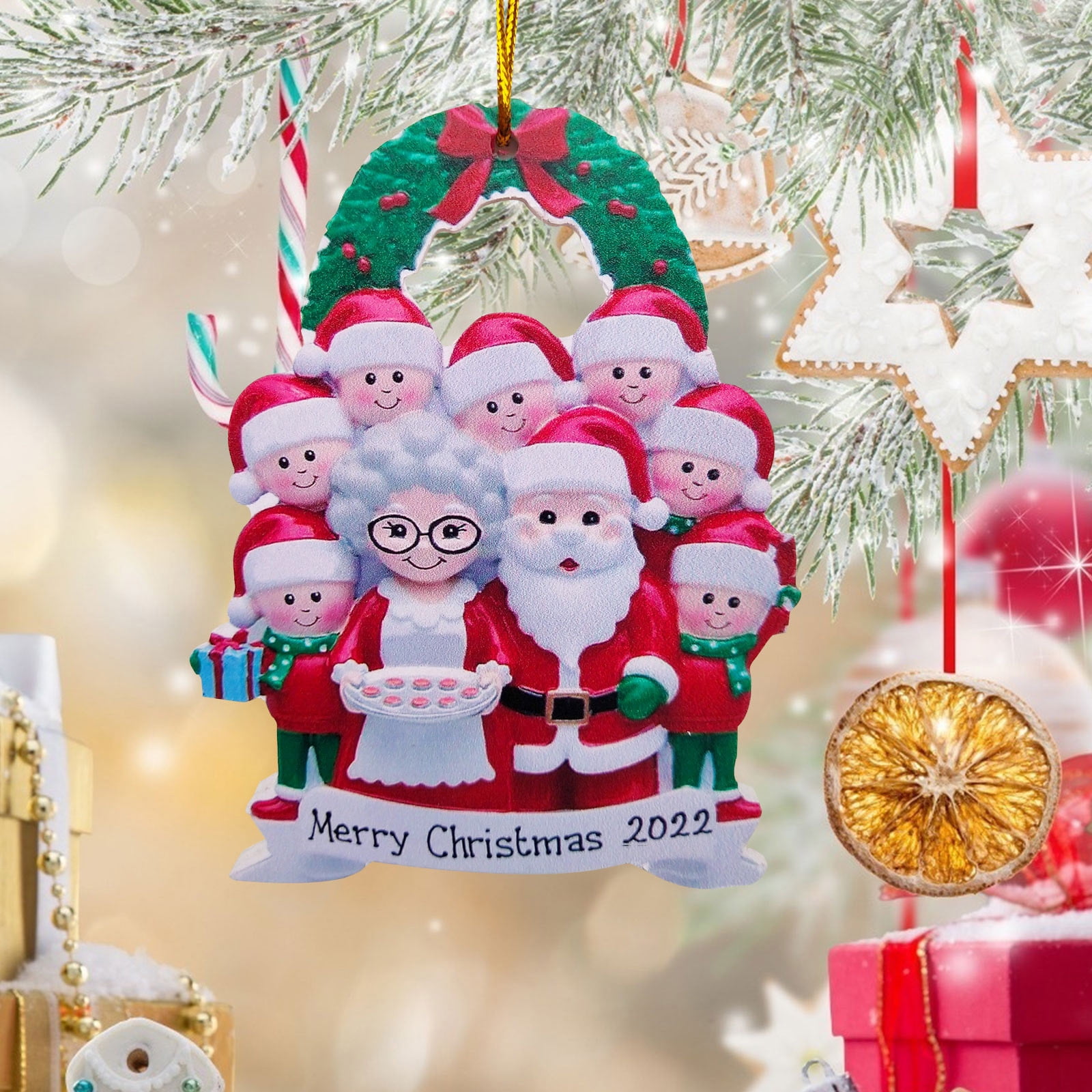 Personalized Christmas Ornaments 2022 Family Of Snowman Family Xmas