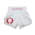 thumbnail image 1 of Pantalones cortos de boxeo para muay thai Fairtex BS1918 Enso White Small, 1 of 6