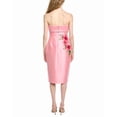 thumbnail image 2 of Badgley Mischka womens  Floral Cocktail Dress, 14, Red, 2 of 3