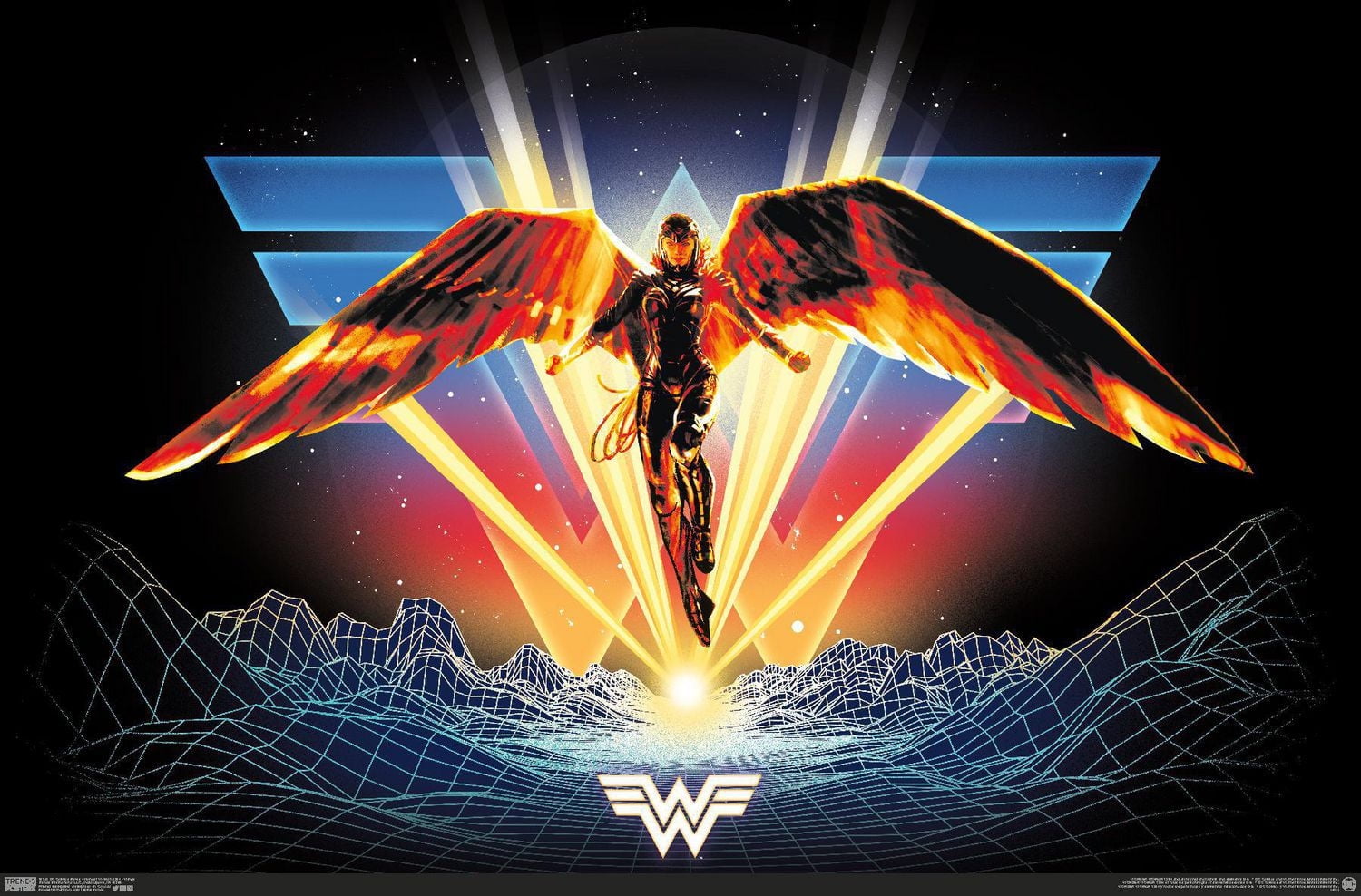 DC Comics Movie Wonder Woman 1984 - Wings Wall Poster, 22.375" x 34"
