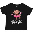 thumbnail image 3 of Inktastic Gigis Girl Ballerina Monkey Girls Toddler T-Shirt, 3 of 5