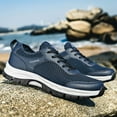 thumbnail image 4 of Sneakers for Men Comfortable Wide Toe Walking Shoes Lightweight La𝖼e Up Mesh Tennis Shoes Fashion S𝗅ip On Athlet𝗂c Shoes Breathable Non-S𝗅ip Running Shoes, 4 of 9