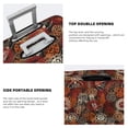 thumbnail image 5 of Lsque Coffee Stamp Printed Luggage Cover, Travel Luggage Protector,Scratch and Dirt Resistant, Fits 18-32 Inch Luggage - Small, 5 of 9