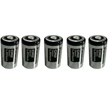 LOT OF 5 Panasonic CR2 Industrial Lithium Battery