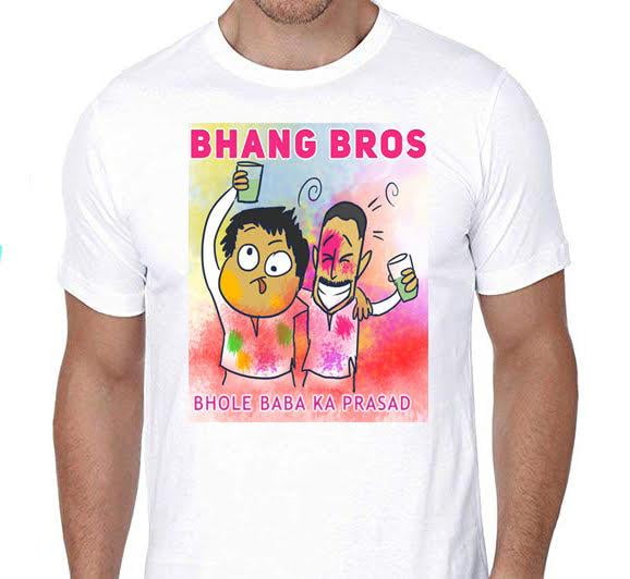 holi tshirt for women