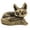 Sleeping F ox, variant on Tizuqe Miniature Metal Foxes Figurine Traditional Chinese Antique Home Office Decors Wisdoms Symbol Decorative Accent Piece