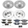 thumbnail image 3 of PowerStop Front and Rear Z23 Evolution Sport Carbon-Fiber Ceramic Brake Pad and Drilled & Slotted Rotor Kit Fits: FORD Select Models K7569, 3 of 10